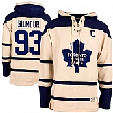Toronto Malpe Leafs #93 Doug Gilmour Cream All Stitched Hooded Sweatshirt,baseball caps,new era cap wholesale,wholesale hats